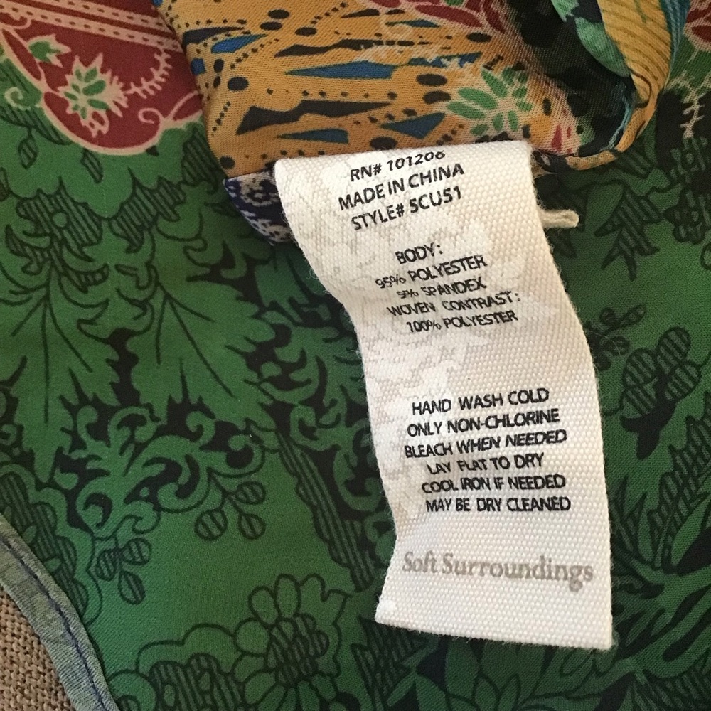 Soft Surroundings Long Patchwork Cardigan Jacket … - image 5